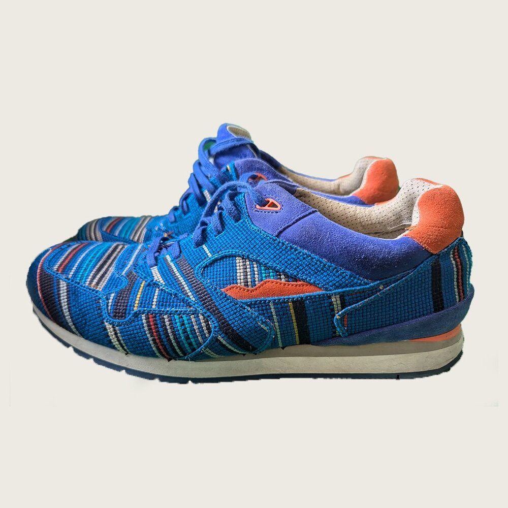 PAUL SMITH - Striped multicolor sneakers - Sz 11